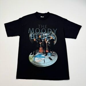 VTG 1999 The Moody Blues “Strange Times” Tour Rock Band S/S T-Shirt Size Medium